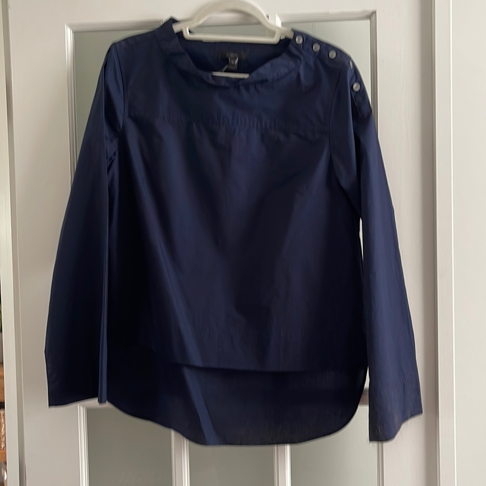 J Crew button collar blouse